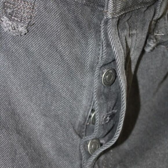 Free People Makai Cutoff Jean Shorts Washed Black Retail $68 SIZE 25 - Picture 10 of 12